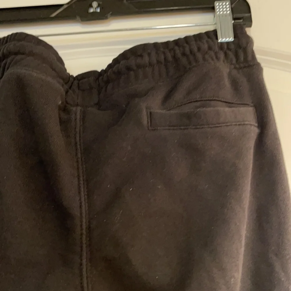 Adidas black white logo down leg joggers medium - Picture 4 of 4